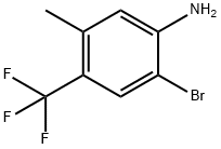 2-Bromo-5-methyl-4-trifluoromethyl-phenylamine Struktur