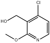 3-Pyridinemethanol, 4-chloro-2-methoxy- Struktur