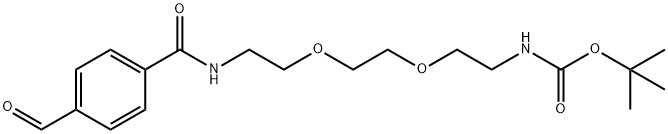 Ald-Ph-PEG2-NHBoc Struktur