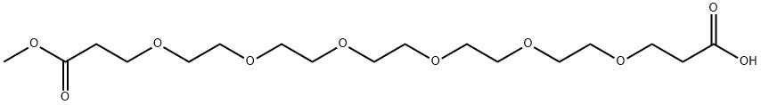 Acid-PEG6-mono-methyl ester Struktur