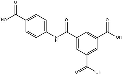 5-((4-carboxyphenyl)carbamoyl)isophthalic acid Structure