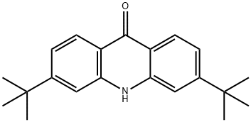 9(10H)-Acridinone, 3,6-bis(1,1-dimethylethyl)- Struktur