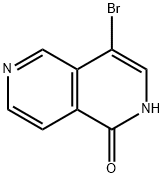 2,6-Naphthyridin-1(2H)-one, 4-bromo- Struktur