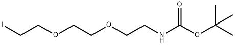 BocNH-PEG2-CH2CH2I Struktur