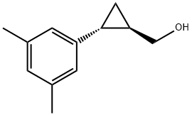 (trans-2-(3，5-dimethylphenyl)cyclopropyl)methanol Struktur