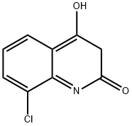 8-Chloro-quinoline-2,4-diol Struktur