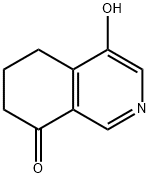 8(5H)-Isoquinolinone, 6,7-dihydro-4-hydroxy- Struktur