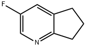 5H-Cyclopenta[b]pyridine, 3-fluoro-6,7-dihydro- Struktur