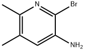 3-Pyridinamine, 2-bromo-5,6-dimethyl- Struktur