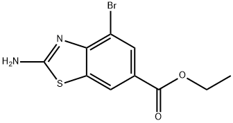 ethyl 2-amino-4-bromo-1,3-benzothiazole-6-carboxylate Struktur