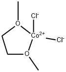 Cobalt, dichloro[1,2-di(methoxy-κO)ethane]- Struktur