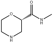 2-Morpholinecarboxamide,N-methyl-,(2S)- Struktur