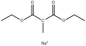 Propanedioic acid, 2-methyl-, diethyl ester, ion(1-), sodium (1:1)