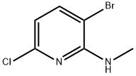 2-Pyridinamine, 3-bromo-6-chloro-N-methyl- Struktur