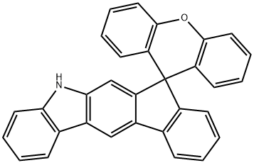 Spiro[indeno[2,1-b]carbazole-7(5H),9'-[9H]xanthene] Struktur