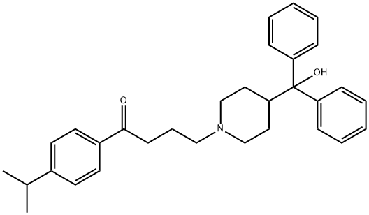 1-Keto Descarboxy 1-Deshydroxy Fexofenadine Struktur