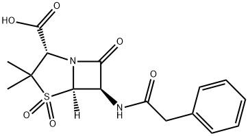 4-Thia-1-azabicyclo[3.2.0]heptane-2-carboxylic acid, 3,3-dimethyl-7-oxo-6-[(phenylacetyl)amino]- (2S,5R,6R)-, 4,4-dioxide (9CI)