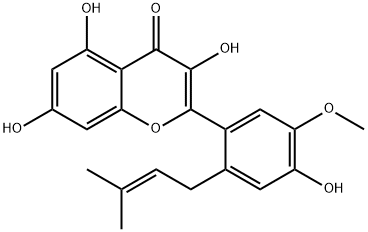 6'-Prenylisorhamnetin Struktur