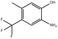 Phenol, 2-amino-5-methyl-4-(trifluoromethyl)- Struktur