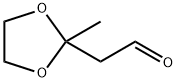 2- Methyl- 1 ,3-dioxolane-2- acetaldehyde Struktur