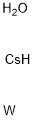 cesium tungstate Struktur