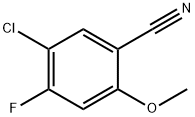 5-Chloro-4-fluoro-2-methoxy-benzonitrile Struktur