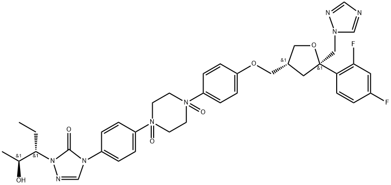 Posaconazole Impurity 50 Struktur