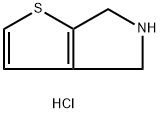 5,6-Dihydro-4H-thieno[2,3-c]pyrrole hydrochloride Struktur