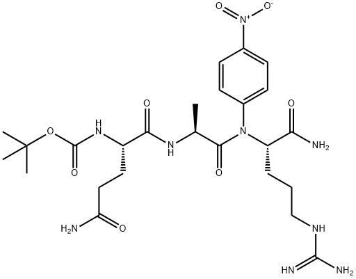 Boc-QAR-pNA Structure