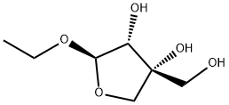 Ethyl β-D-apiofuranoside Struktur