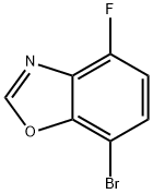 Benzoxazole, 7-bromo-4-fluoro- Struktur