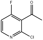 Ethanone, 1-(2-chloro-4-fluoro-3-pyridinyl)- Struktur