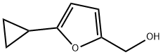 2-Furanmethanol, 5-cyclopropyl- Struktur