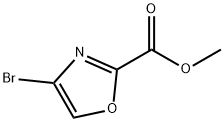 4-Bromo-oxazole-2-carboxylic acid methyl ester Struktur