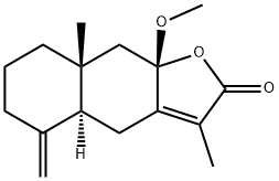 8beta-Methoxyatractylenolide I Struktur