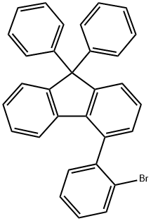 4-(2-bromophenyl)-9,9-diphenyl Struktur