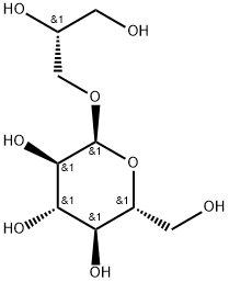 α-D-Glucopyranoside, (2R)-2,3-dihydroxypropyl Struktur