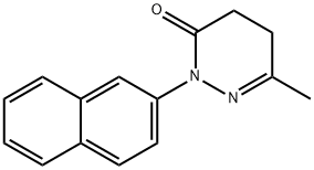 3(2H)-Pyridazinone, 4,5-dihydro-6-methyl-2-(2-naphthalenyl)- Struktur