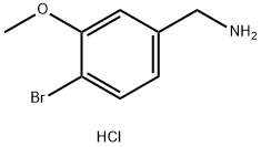 (4-Bromo-3-methoxyphenyl)methanamine hydrochloride Struktur