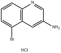 5-Bromoquinolin-3-amine dihydrochloride Struktur