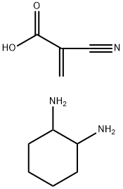 Cyclohexane-1,2-diamine 2-cyanoacrylate Struktur