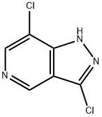 1H-Pyrazolo[4,3-c]pyridine, 3,7-dichloro- Struktur