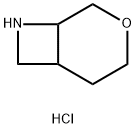 3-Oxa-8-azabicyclo[4.2.0]octane hydrochloride Struktur