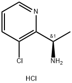 (R)-1-(3-Chloropyridin-2-yl)ethanamine hydrochloride Struktur