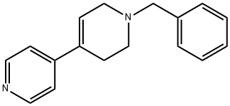 1-benzyl-4-(γ-pyridyl)-1,2,5,6-tetrahydropyridine Struktur