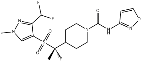 Danicamtiv Struktur