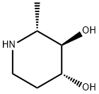 3,4-Piperidinediol, 2-methyl-, (2R,3R,4R)- Struktur