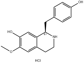 (+)-Coclaurine Hydrochloride Struktur