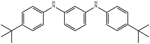 1,3-Benzenediamine, N1,N3-bis[4-(1,1-dimethylethyl)phenyl]- Struktur