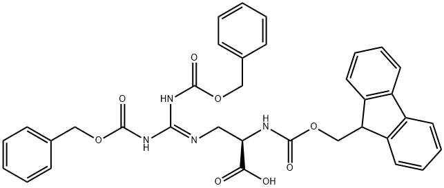 Fmoc-D-Alg(Z)2-OH Struktur